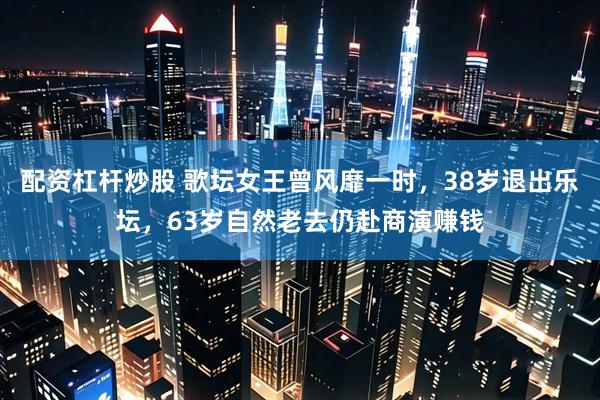 配资杠杆炒股 歌坛女王曾风靡一时，38岁退出乐坛，63岁自然老去仍赴商演赚钱